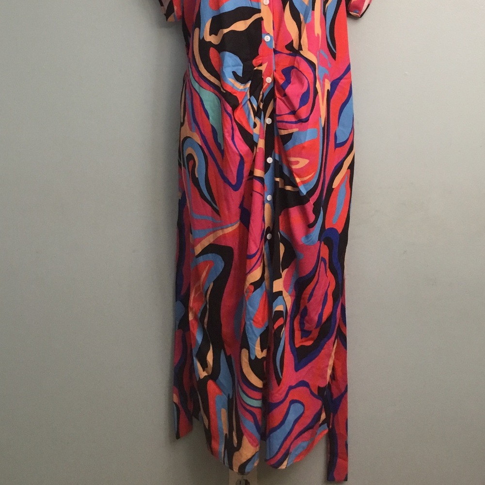SHEIN Multicolor Abstract Dress - Picture 8 of 12